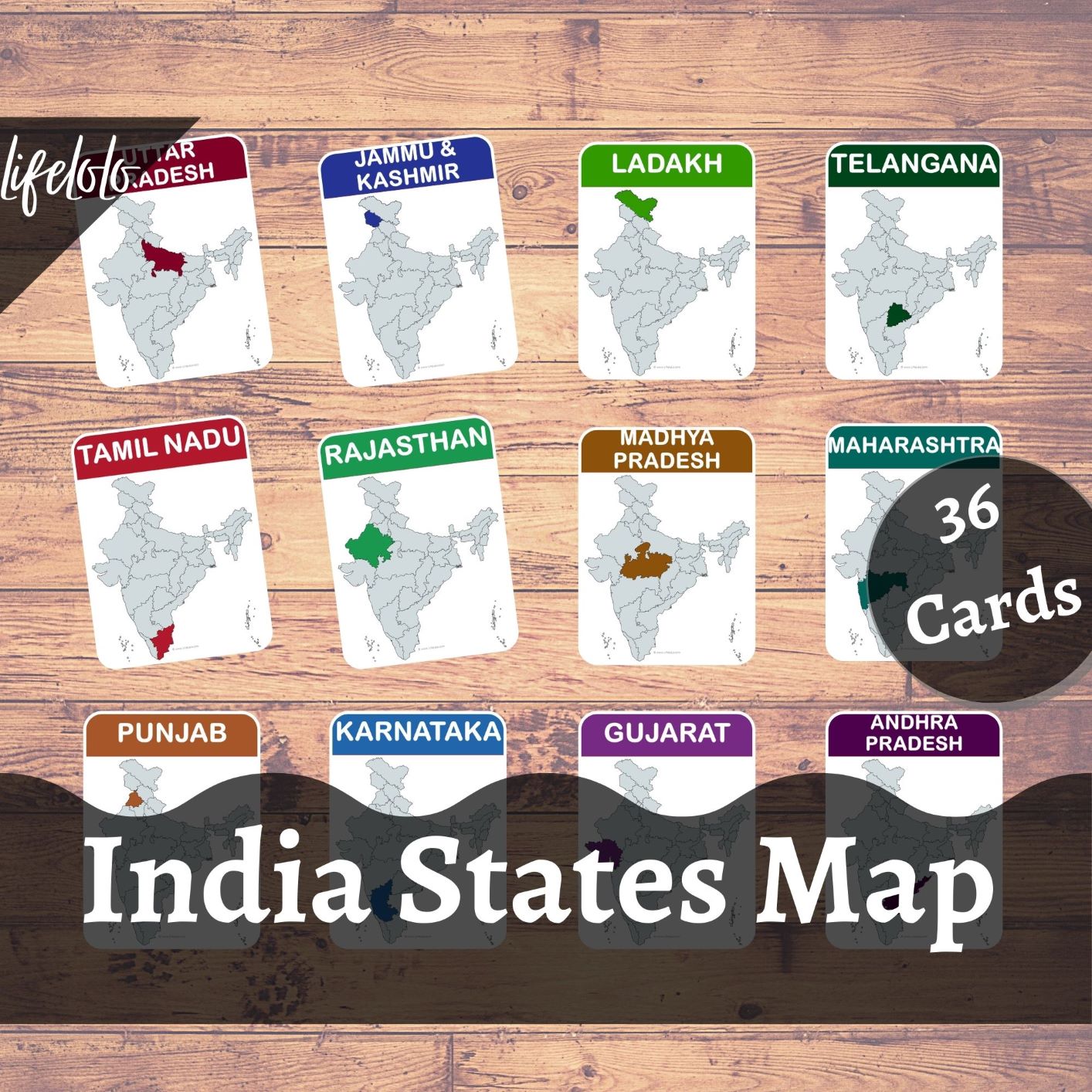 india-states-map-36-flash-cards-montessori-activity-three-part