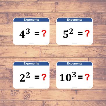 EXPONENTS - Flashcards | Math | Educational | Learning | (30 Cards ...