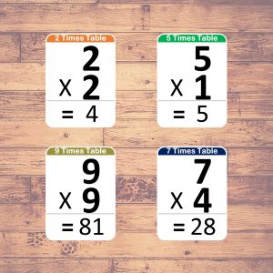 times table flashcards