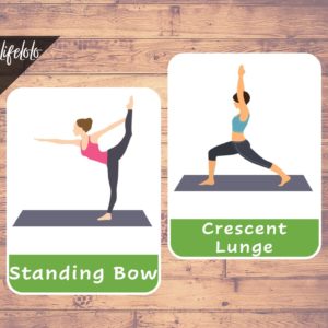 yoga poses 24 flash cards yoga asanas home schooling