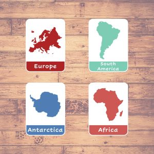 continents cards