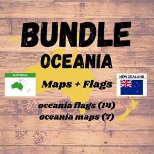 oceania flags maps bundle