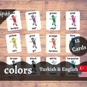 turkish flash cards
