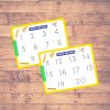 numbers writing mat
