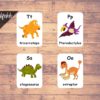 dinosaur alphabet cards