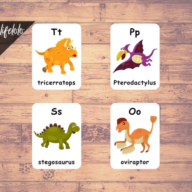 dinosaur alphabets 26 flash cards homeschool