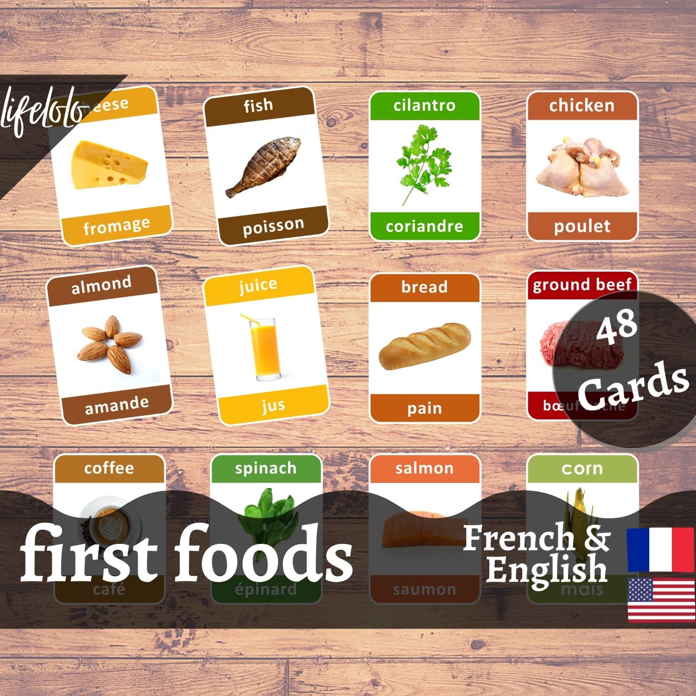 first-foods-french-flash-cards-bilingual-homeschool-printable