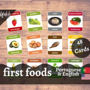 portuguese flash cards