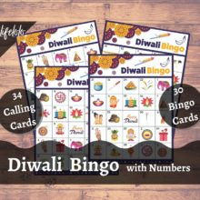 Diwali Bingo, Bingo game for kids, Diwali party games, Desi Indian ...