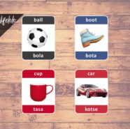 First Words FILIPINO Flash Cards | Bilingual Homeschool Printable ...