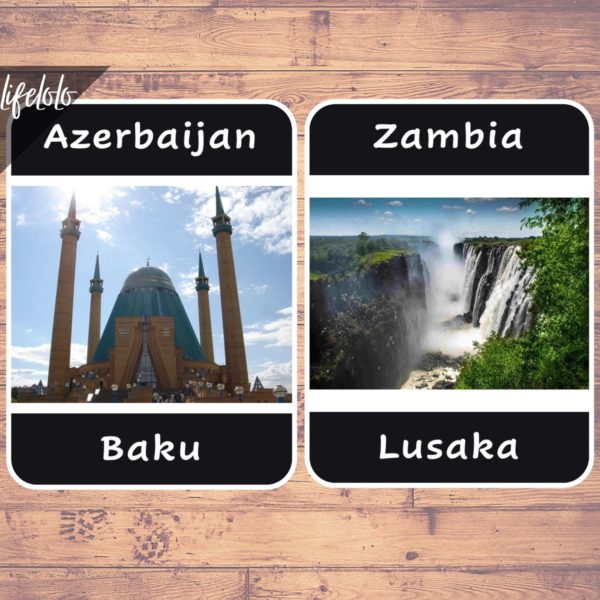 world capitals printable