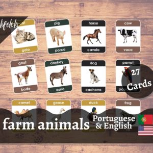 farm animals in portuguese