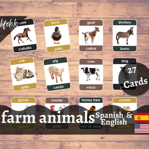 farm-animals-spanish-flash-cards-bilingual-homeschool-printable